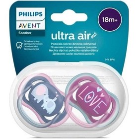 Resim Nessiworld Philips Avent Ultra Air Emzik 18+ Ay Kız 