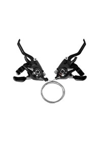 Resim Dt Bisiklet Vites+fren Kolları Dt-stef-51 Model 7li Ambalajsız Siyah Vts-113 