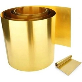 Resim 0.05 mm Pirinç Rulo 300x1000 mm - 1 adet 