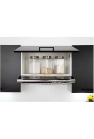 Resim T Designo Asya Mutfak Üst Modül Çok Amaçlı Dolap 60 cm Tek Katlı - Antrasit 