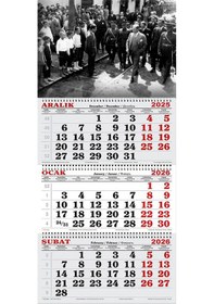 Resim 2026 Yılı Gemici Takvimi-atatürk'ü Karşılayan Öğrenciler 