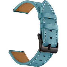 Resim Samsung Galaxy Uyumlu Watch 42mm Deri Saat Kordonu 