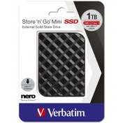 Resim Verbatim 1TB Store N Go Mini USB 3.2 Black Taşınabilir Harici Ssd Disk Verbatim 1TB Store N Go Mini USB 3.2 Black Taşınabilir Harici Ssd Disk