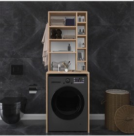 Resim Banyo Dolabı Bd-03 Sonoma Sonomo Meşe 