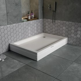 Resim Dbbanyo Dikdörtgen Duş Teknesi Panelli 70*110*15 cm 
