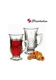 Resim Paşabahçe 55671 Istanbul Kulplu Bardak 6'lı P55671 Çay Bardağı Beyaz 