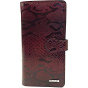 Resim Skarlet Hakiki Deri Unisex El Cüzdanı 