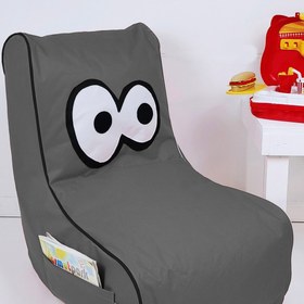 Resim Armutpark Eyes Çocuk Armut Koltuk - Gri 