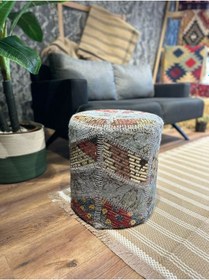 Resim Patchwork Puf 013 Çok Renkli 