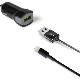 Resim Celly Araç Şarjı Kit TB Lightning - Siyah 
