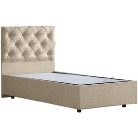 Resim Setaymobilya Baza, Tek Kişilik Eylül Baza + Başlık Seti, Krem 