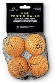 Resim Tuncel Store Hyper Pet 4'Lü Küçük Tenis Topu Seti – Turuncu – Köpekler İçin Güvenli, Dayanıklı & Yüzen (Small) 