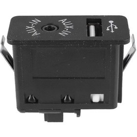 Resim Bmw E81 E87 E90 F10 F12 E70 X4 X5 X6 Huiliang İçin Araba Usb Aux Girişi Yardımcı Giriş Soketi Adaptörü 