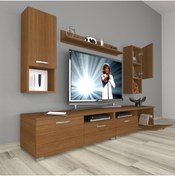 Resim Decoraktiv Eko 5200da Mdf Tv Ünitesi Tv Sehpası - Naturel Ceviz 