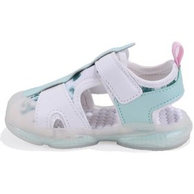 Resim Vicco Live 332b525y217 Beyaz Ortopedik Günlük Işıklı Kız Çocuk Spor Sandalet Pudra 