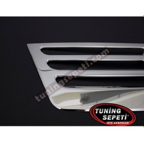 Resim Vw Caddy 2004 - 2009 Ön Panjur Fromlu Tek Parça Paslanmaz Çelik 