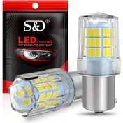 Resim S&D LED Araba Fren Işıklı Ampulleri 2-Lü, 1156/1157/BAU15S, 21W/5W, 39 SMD 3030 Çipleri, 12V Sert Kablo, Araç Spesifik Kullanım, Pil Gerektirmez 
