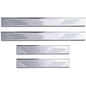 Resim Volkswagen Jetta Kapı Eşiği 4 Prç Krom 2012 ve Sonrası 