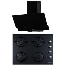 Resim Itimat 1531 + DV7030 2'li Büyü Siyah Ankastre Set 