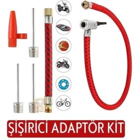 Resim Marsilyan El Ayak Pompaları İğne Hortum Şişirme Kiti 