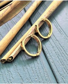 Resim GOLD KAPLAMA 1.5 CM HALKA KÜPE VİP KÜPE Çok Renkli 