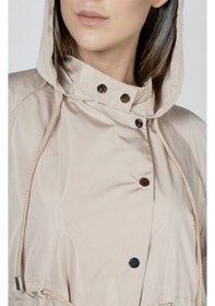 Resim Pua Fashion Bej Sırt Arma Trenchcoat 001 