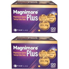 Resim Magnimore Plus Magnezyum 2 x 120 Tablet 
