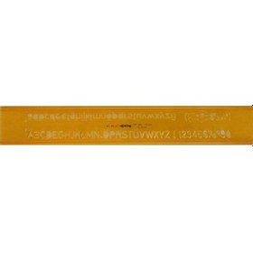 Resim Rotring Yazı Şablonu 10 MM 306 100 Sarı 