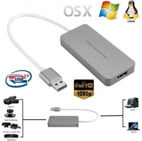 Resim USB 3.0 HDMI Video Capture Kaydedici Type C Video Capture HDMI Kaydedici 