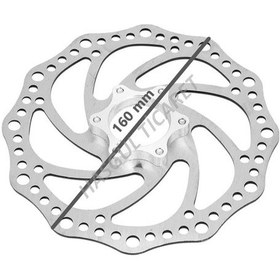 Resim Hsgl Bisiklet Disk Fren Rotor Dişli Aparatlı 160 mm 6 Vidalı Bis 