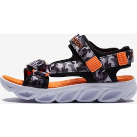 Resim Skechers Hypno - Splash Büyük Erkek Çocuk Siyah Işıklı Sandalet 400077L Bgor Siyah 