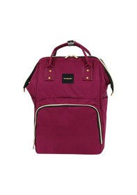 Resim Çok Amaçlı Anne Bebek Bakım Sırt Çantası Klasik Bordo Çok Renkli 