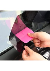 Resim Ppf/tph Silikon Çekçek Ragle Cam Filmi Çekme Uygulama Aparatı Pembe 10x7.5cm 