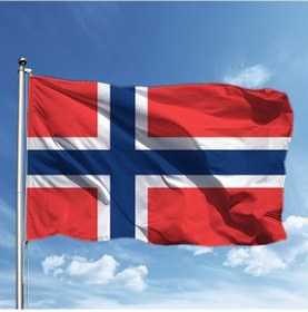 Resim Norveç Bayrağı 70*105 cm 