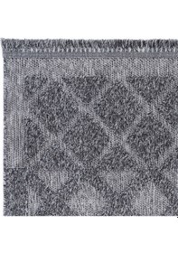 Resim Cool Halı Oscar 7512 Antrasit Hav Toz Vermez Hasır Dokulu Salon Mutfak Koridor Halısı 