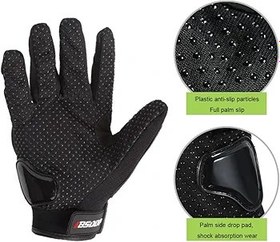 Resim HUIOP Erkek Motosiklet Eldivenleri Tam Parmak Motosiklet Yarışı Motor Bisikleti Motokros Dağ Nefes Alabilir M-XL 