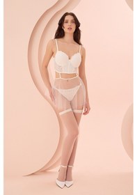 Resim Loya Kadın Ekru Valencıa Transparan Babydoll Ekru 