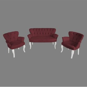Resim Moben Royal Çay Seti Koltuk Takımı Beyaz Ayak 