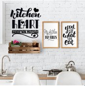 Resim Bk Home Dekoratif Doğal Ahşap Raf Mutfak Konseptli 2’Li Ahşap Tab (551038704) Bk