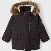 Resim Name İt Siyah Kız Bebek Fermuarlı Uzun Kollu Düz Yelek NMFMACE PARKA JACKET PB SOUTH 