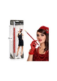 Resim Mey İthalat 30 Cm Kırmızı Payetli Sigara Tutacağı 1920 Ler Gatsby Parti Aksesuarı 28609176 