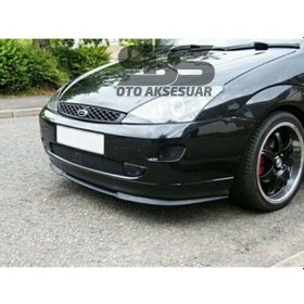 Resim Ford Focus Mk1 1999 2004 Cupra R Uyumlu Ön Lip Mat Siyah Ön Tampon Lip 