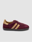 Resim Cabani %100 Hakiki Deri Bordo Süet Kadın Sneaker 