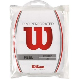 Resim Wilson Pro Perforated 12'Li Tenis Gribi Beyaz Wrz4006Wh Beyaz 