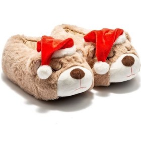 Resim Twigy Duman Kadın,Garson Boy Hayvanlı Panduf Kahverengi 36/41 CC0575 Kahverengi 