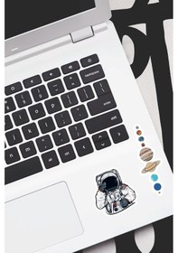 Resim Nasa Uzay Tasarımlı Laptop Notebook Tablet Telefon Sticker Set 19 