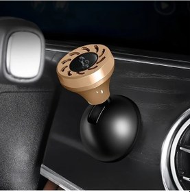 Resim Xuweiwei Lüks Altın Kaplama Titanyum Alaşım Araç Çalıştırma Buton Kapağı Dayanıklı Kaymaz Dekor 