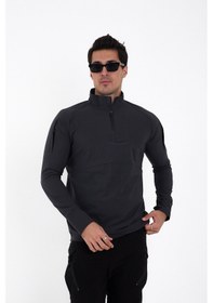 Resim Camp Scoutland Camp136 Outdoor Tactical Su iticili Erkek Antrasit Taktik Sweatshirt Antrasit 