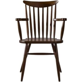 Resim Bengimobilya Sandalye Zus196 Çıtalı Sırtlık Model Tam Kolçaklı Ahşap Kayın Isk 