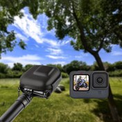 Resim GoPro Hero13/12/11/10/9/8/7/6/5, DJI Action3/Action4/Action5, Insta360 Ace/AcePro/AcePro 2 için şeffaf kılıf, siyah, yarım paket açık tasarım 